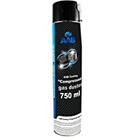 AAB Spray de Aire Comprimido 750ml para Limpiar Teclados- Ordenadores- Copiadoras- Cámaras- Impresoras y Otros Equipos…